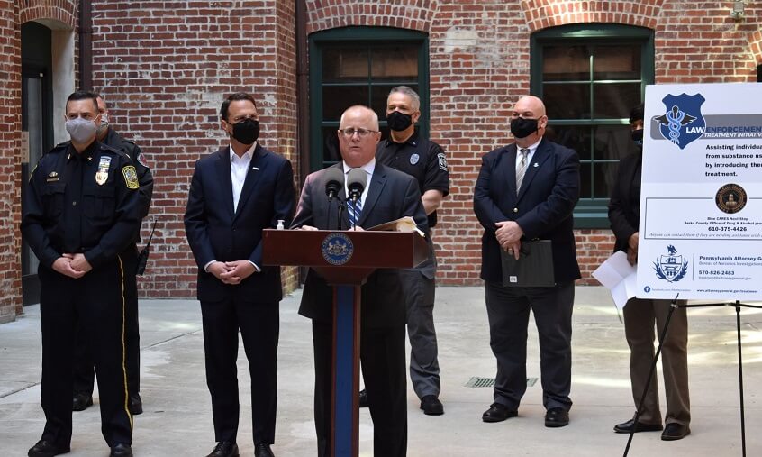 Press Conference Highlights Law Enforcement Treatment Initiative in Berks