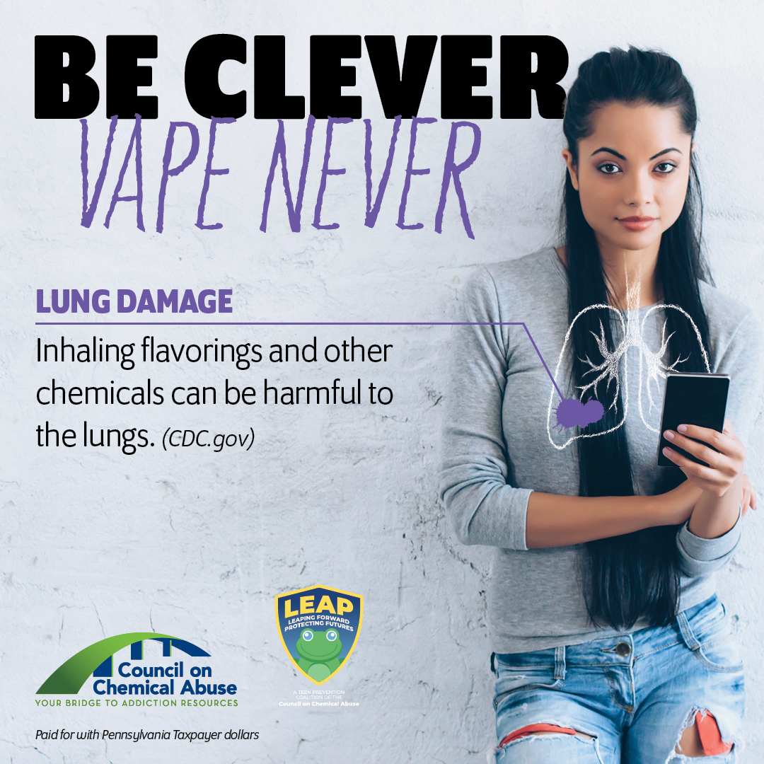 Be Clever, Vape Never